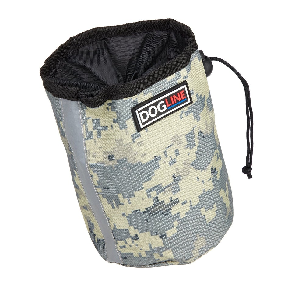 Treat Pouch with Built-In Waste Bag Dispenser